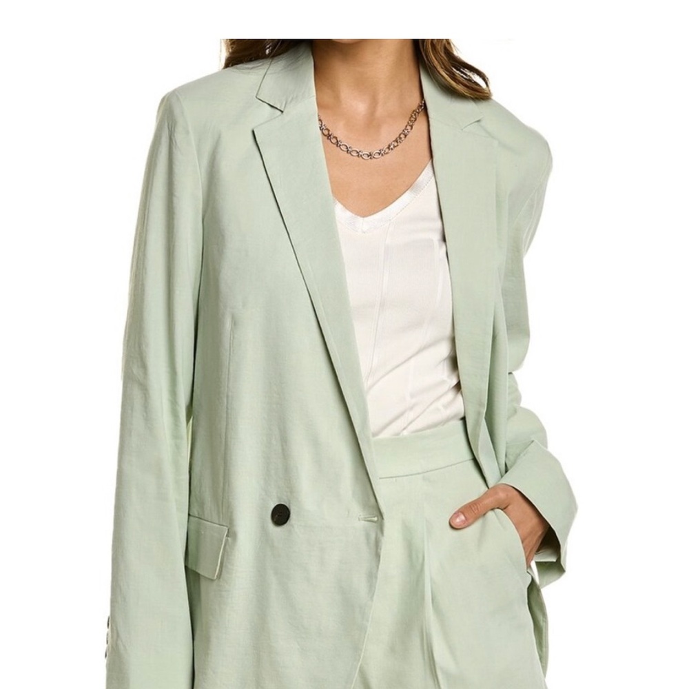 Theory Oversized Jacket in Stretch Linen
